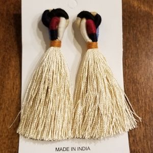 Noonday Collection Tassled Twist Earrings